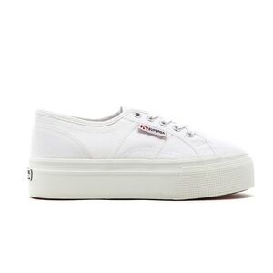 2790 Canvas Platform Sneaker in Optical White